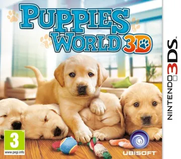 Puppies World 3D (Europe)(En,Fr,Ge,It,Es) box cover front